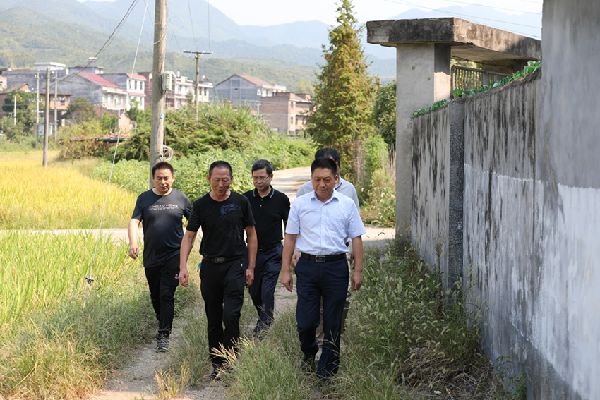 万搏体育党委书记张格林赴高水村开展乡村振兴专题调研